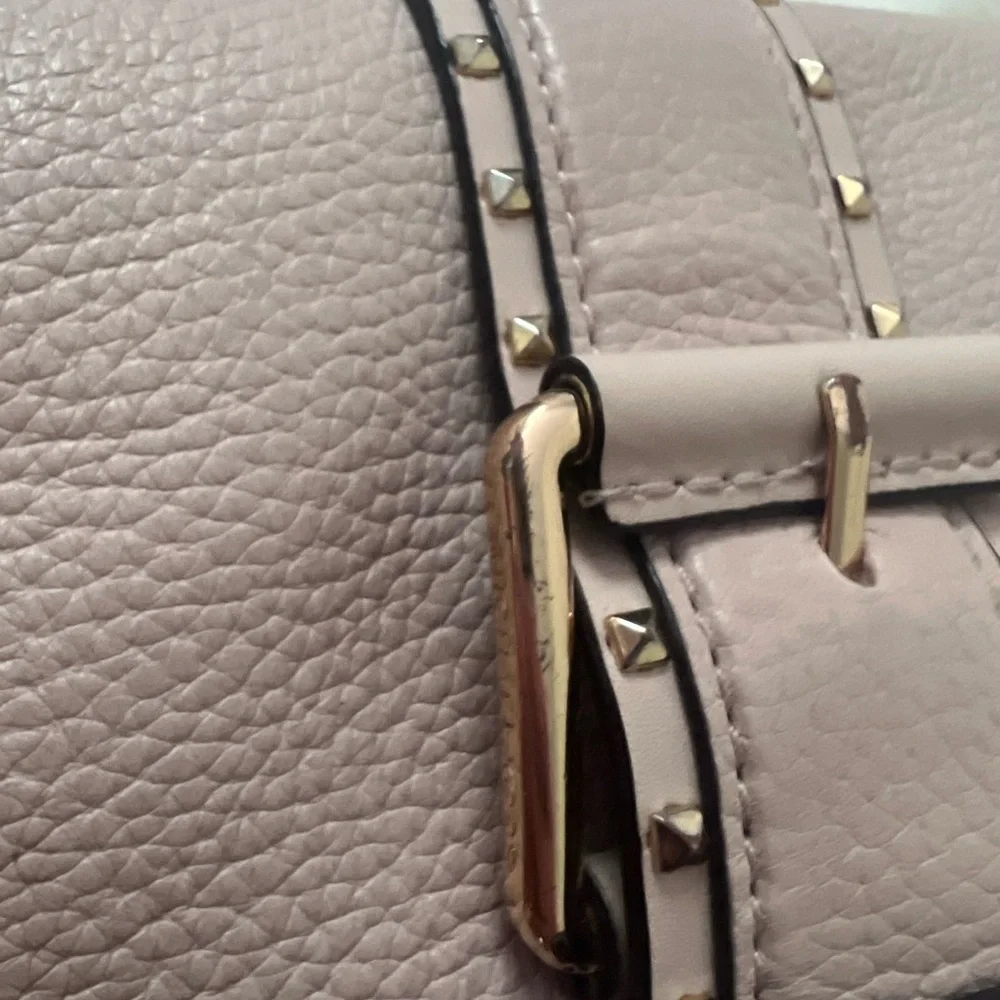 Michael Kors Women's Pebbled Leather Crossbody Bag in Taupey Mauve